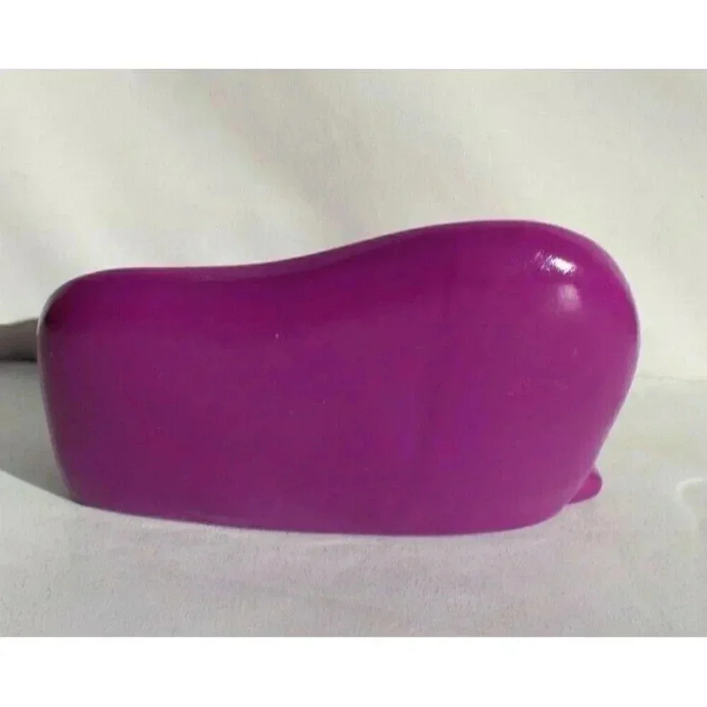 New PURPLE Ceramic Puffy Sofa Ring Holder / Organizer